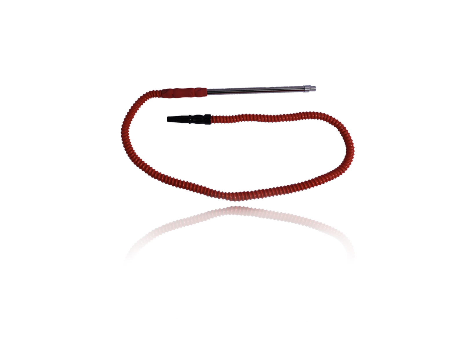 Half Metal Stem Hose with Chrome and Sponge Grip, Silicone Hose