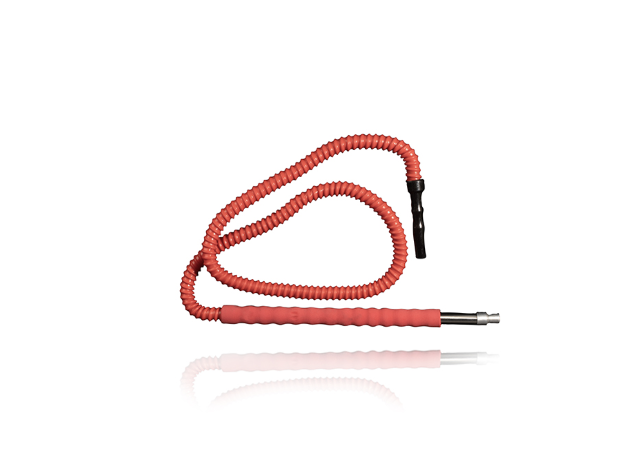 Chrome Hose with Chrome Mouthpiece and Half Metal Stem Silicone