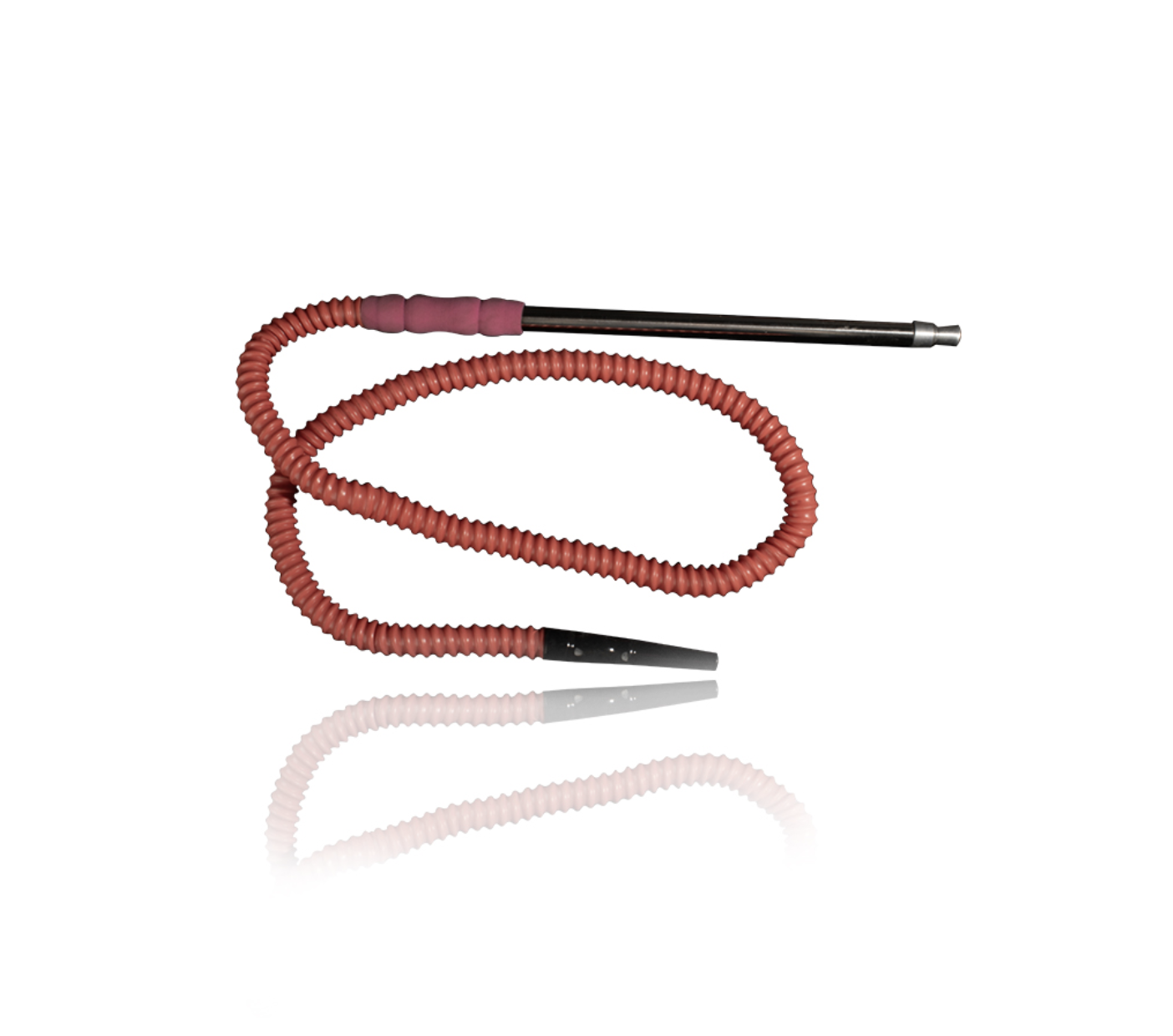 Half Metal Stem Hose with Chrome and Sponge Grip, Silicone Hose