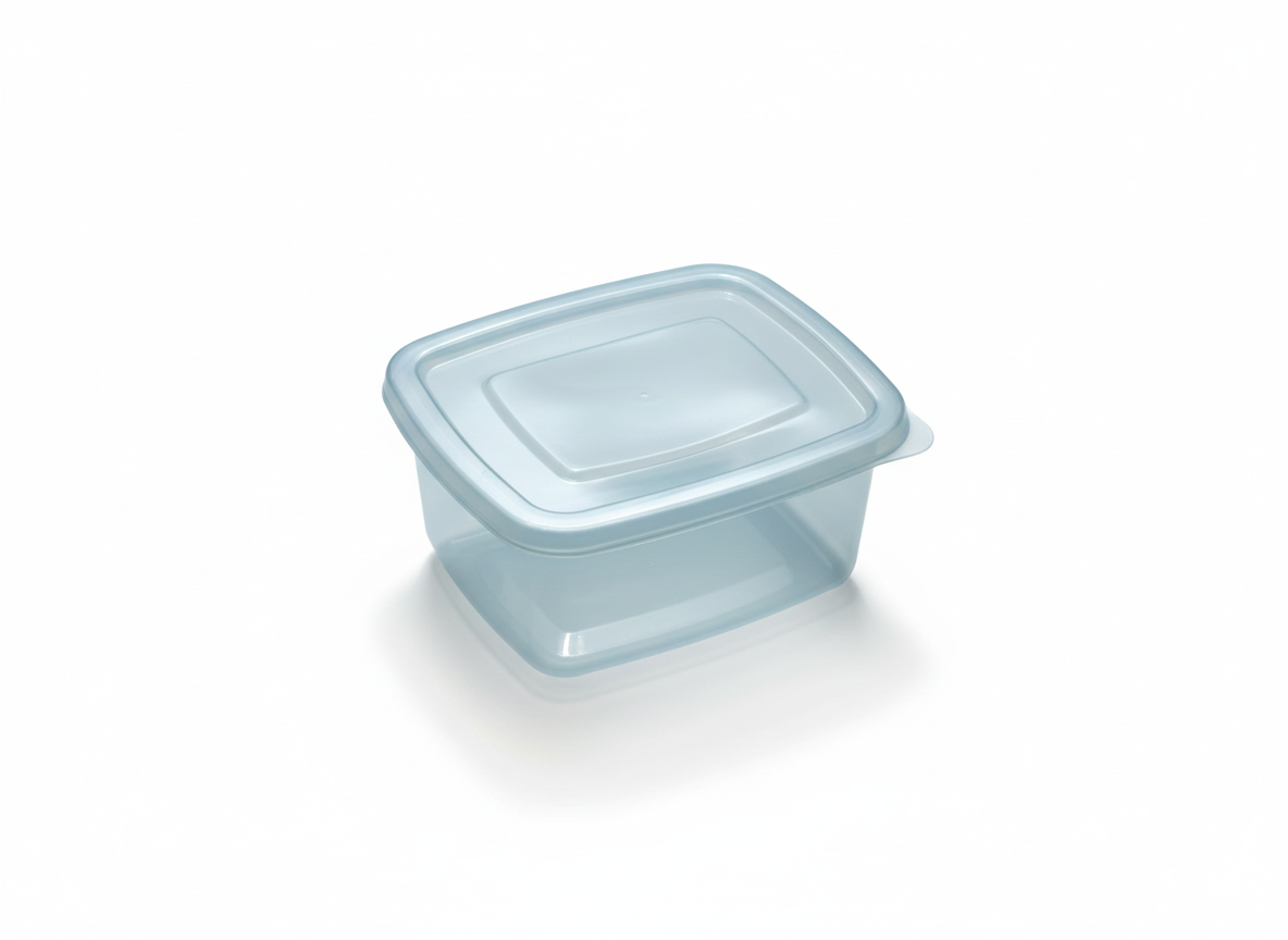 Square Container with Lid – 1000 g
